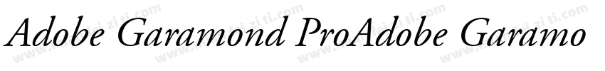 Adobe Garamond ProAdobe Garamond Pr字体转换